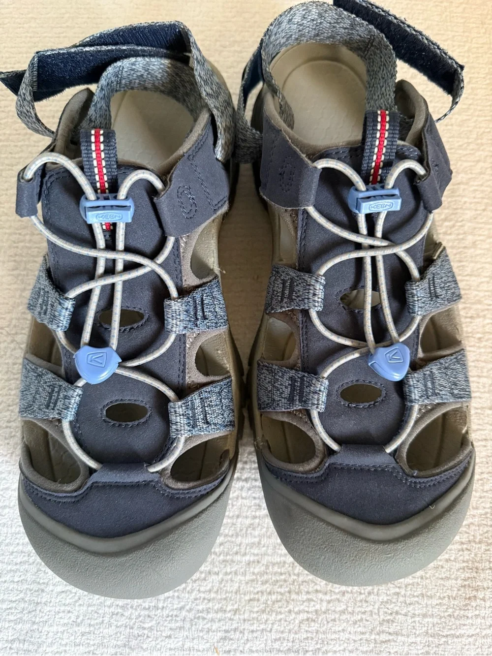 Keen Men’s Navy and Gray Outdoor Sandals